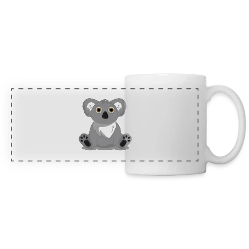 Kamel le Koala : Tendresse Exotique - Mug panoramique contrasté et blanc