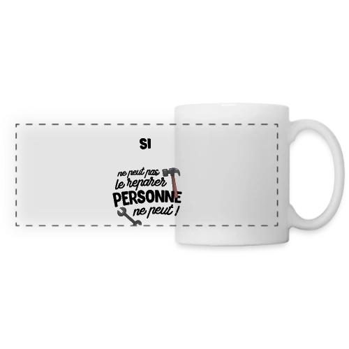 Le Cadeau Inattendu - Mug panoramique contrasté et blanc