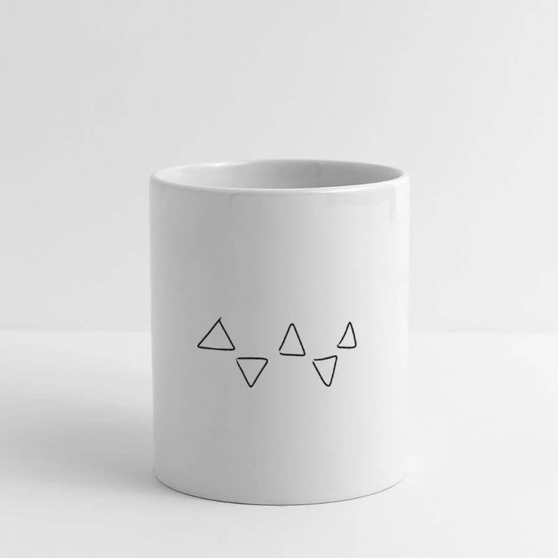 Triangular pattern Panoramic Mug
