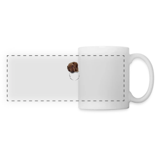 Chien de Poche - Mug panoramique contrasté et blanc