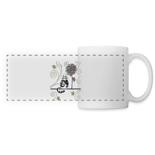 Mon Chat Adoré - Mug panoramique contrasté et blanc