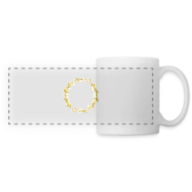 Maquette de Mug panoramique contrasté et blanc « Témoin de la Mariée : T-shirt EVJF pour Demoiselle d'Honneur » à imprimer et personnaliser