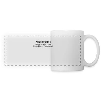 Prove me wrong: Social - Panoramic Mug - white - Front