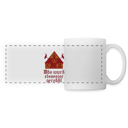Ici On Parle Alsacien - Mug panoramique contrasté et blanc