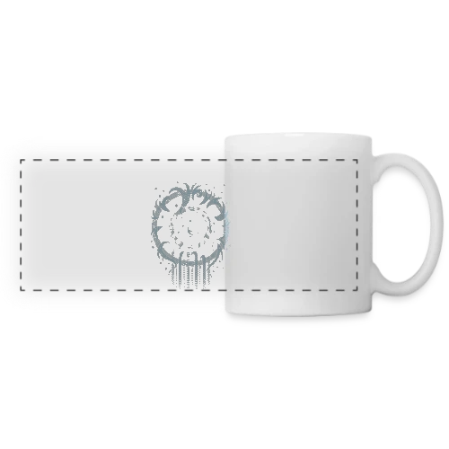 Genki Dama : L'Énergie Ultime de Goku - Mug panoramique contrasté et blanc