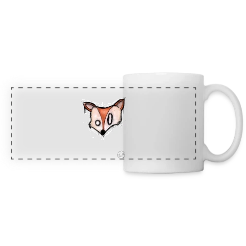 Renard Stylisé K-nimals - Mug panoramique contrasté et blanc