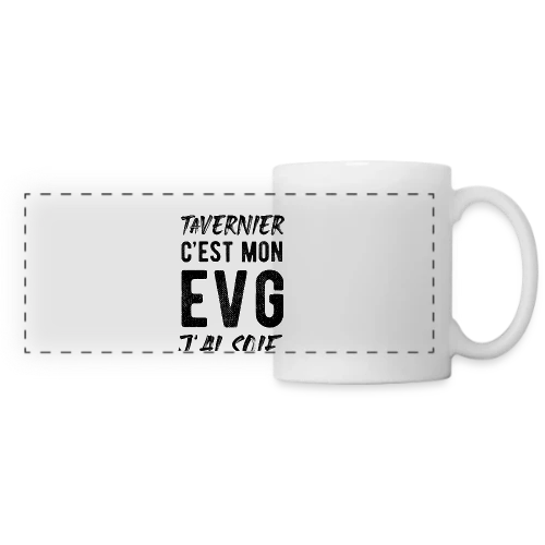 EVG Tavernier J'ai Soif - Mug panoramique contrasté et blanc