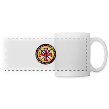22 Knight Cross Swords Non Nobis Domine - Panoramic Mug - white - Front