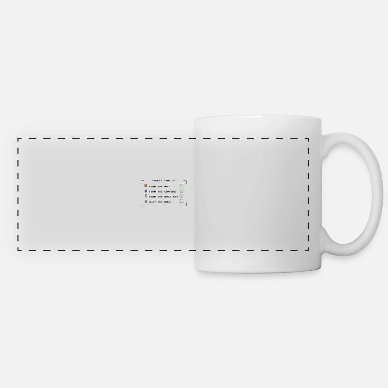 Quest status - Panoramic Mug - white