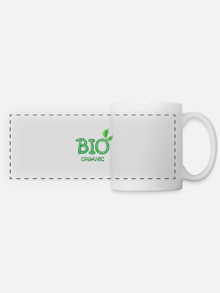 Bio - Panoramatasse - Weiß