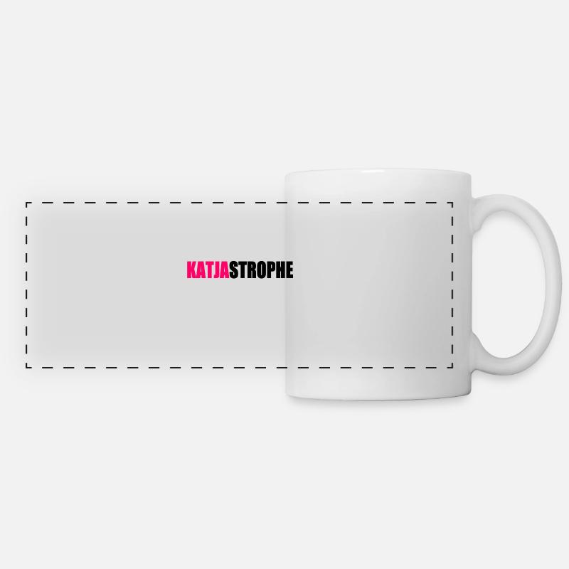 vers Katja - Mug panoramique contrasté et blanc - blanc