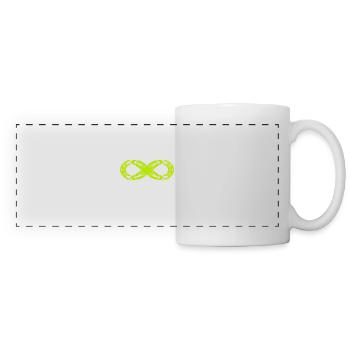 Infinity symbol sign icon - Panoramic Mug - white - Front
