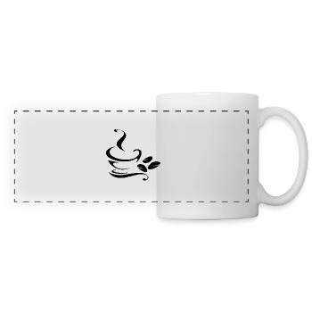 Java-Becher - Panoramatasse - Weiß - Vorne