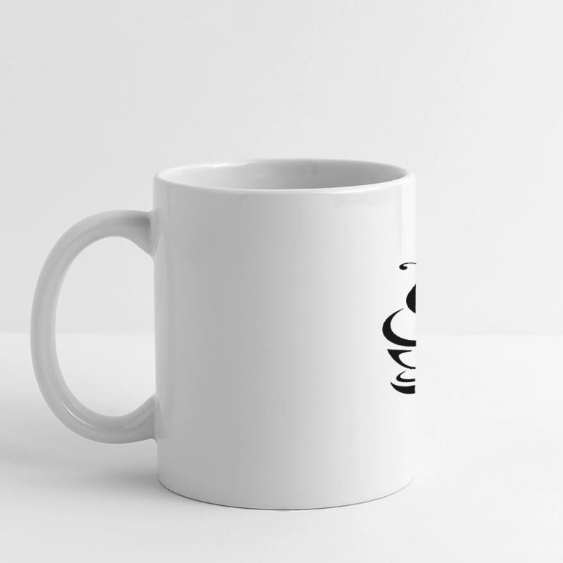 tasse java Mug panoramique contrasté et blanc