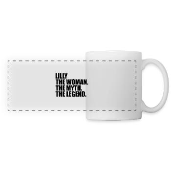 Woman Mythos Legend Name Lilly - Panoramic Mug - white - Front