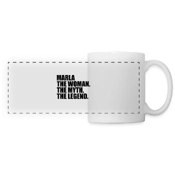 Woman Mythos Legend Name Marla - Panoramic Mug - white - Front