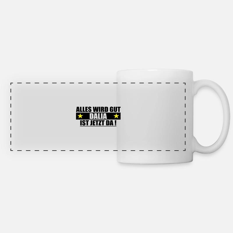 Dalia Surname First Name Birthday - Panoramic Mug - white