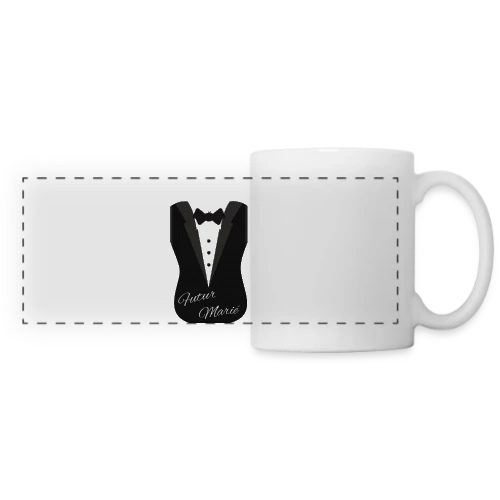 T-shirt EVG : Le Futur Marié - Humour Garanti ! - Mug panoramique contrasté et blanc
