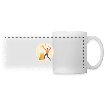 Beer Dance - Celebration in style - Panoramic Mug - white - Front