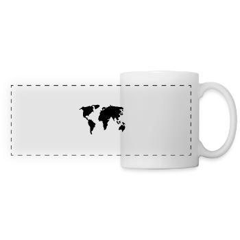 map of the world - Panoramic Mug - white - Front