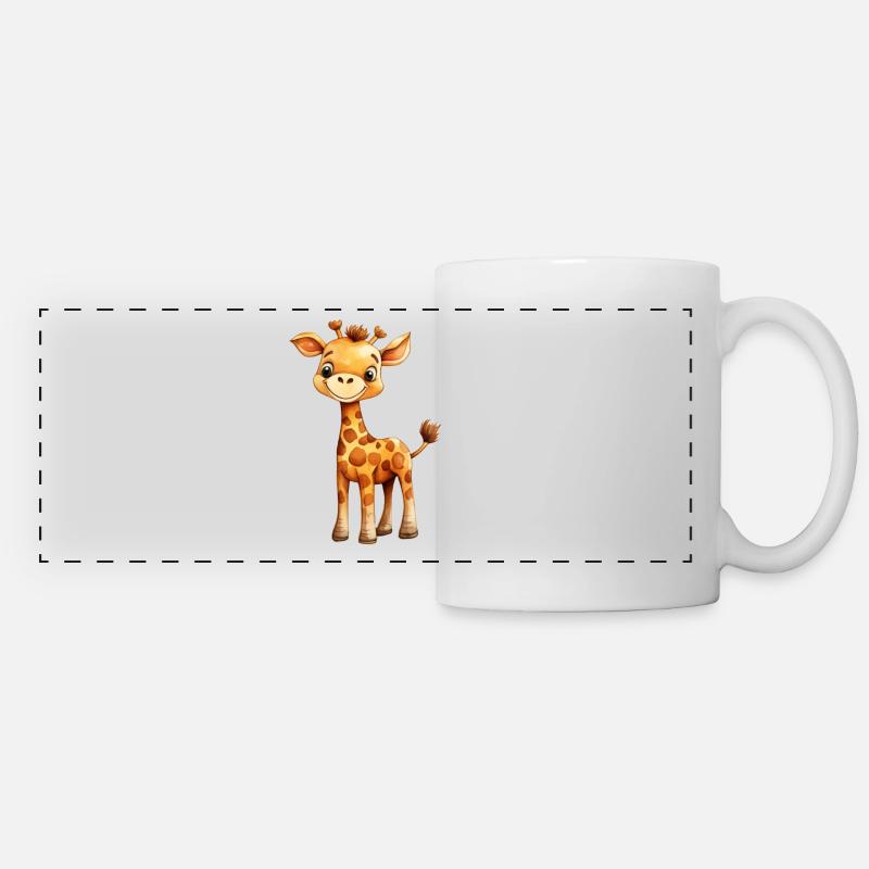Giraffe I Giraffe class - Panoramic Mug - white