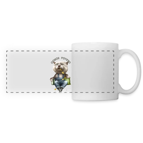 Roi du Canapé - Mug panoramique contrasté et blanc