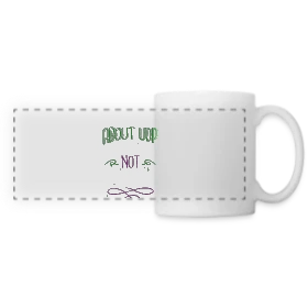 Maquette de Mug panoramique contrasté et blanc « Blague UDP - Humour Hacking Éthique & Anonyme » à imprimer et personnaliser