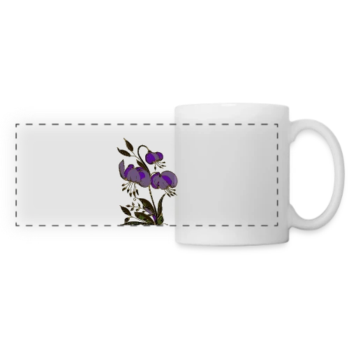 L'Éclat Mystérieux - Mug panoramique contrasté et blanc