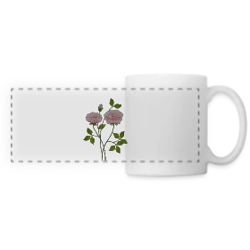 Maquette de Mug panoramique contrasté et blanc « Code Mystère 4160 » à imprimer et personnaliser