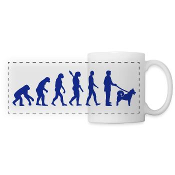 Greenland Dog - Panoramic Mug - white - Front