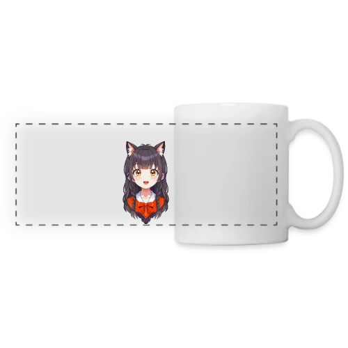 Manga Girl : Pour Fans, Gamers et Cosplayers - Mug panoramique contrasté et blanc