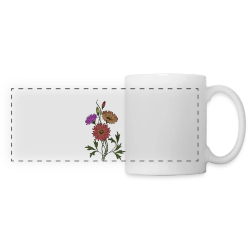 L'Énigme du 2126 - Mug panoramique contrasté et blanc