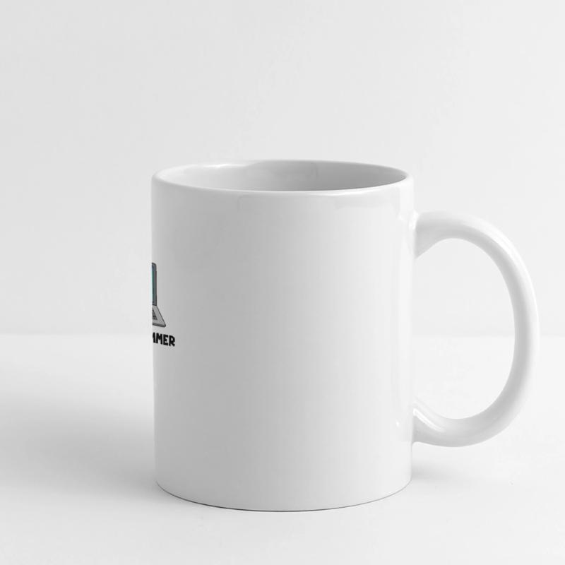Katze Programmierer Fell Computer Nerd Geschenk Panoramatasse