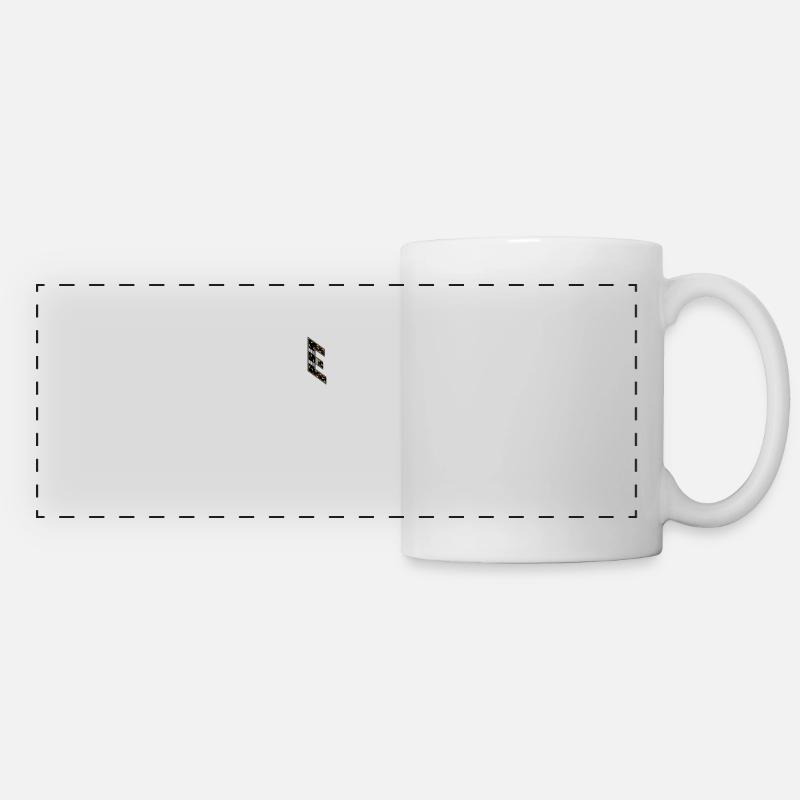 New York City Typographic Design For Big Apple - Panoramic Mug - white