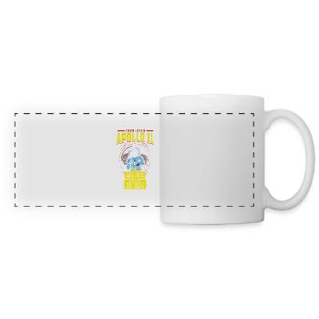 Moon Landing Apollo 11 Tranquility Transmission - Panoramic Mug - white - Front