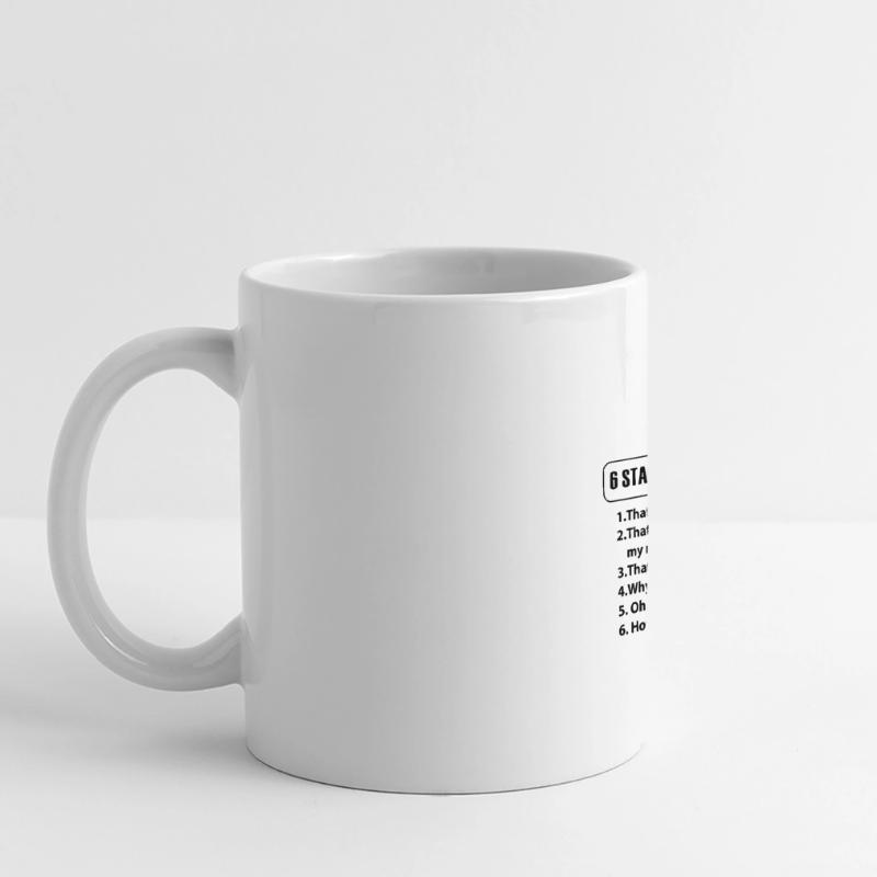 Cadeaux Programmeur Nerd Bug Developer Mug panoramique contrasté et blanc