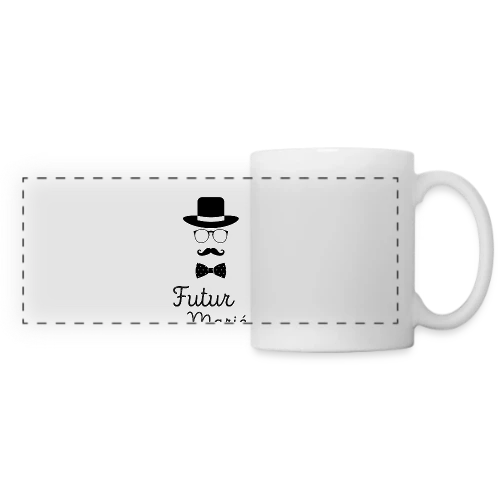 Futur Marié Dandy Chic - Mug panoramique contrasté et blanc