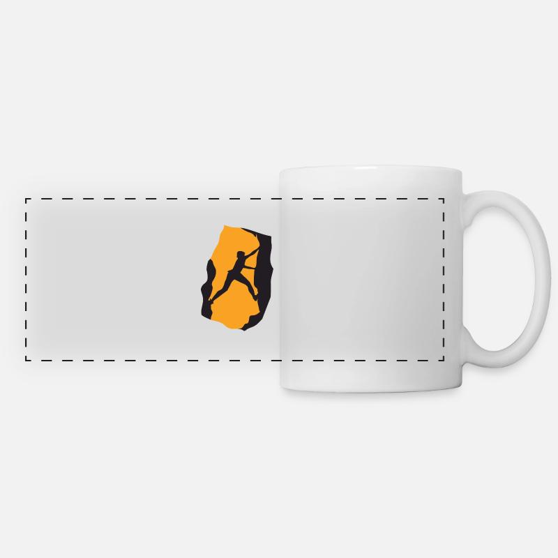 Varappe - Mug panoramique contrasté et blanc - blanc