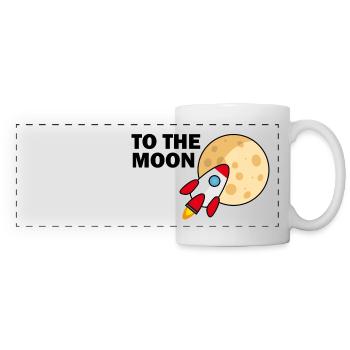 TO THE MOON - Panoramatasse - Weiß - Vorne