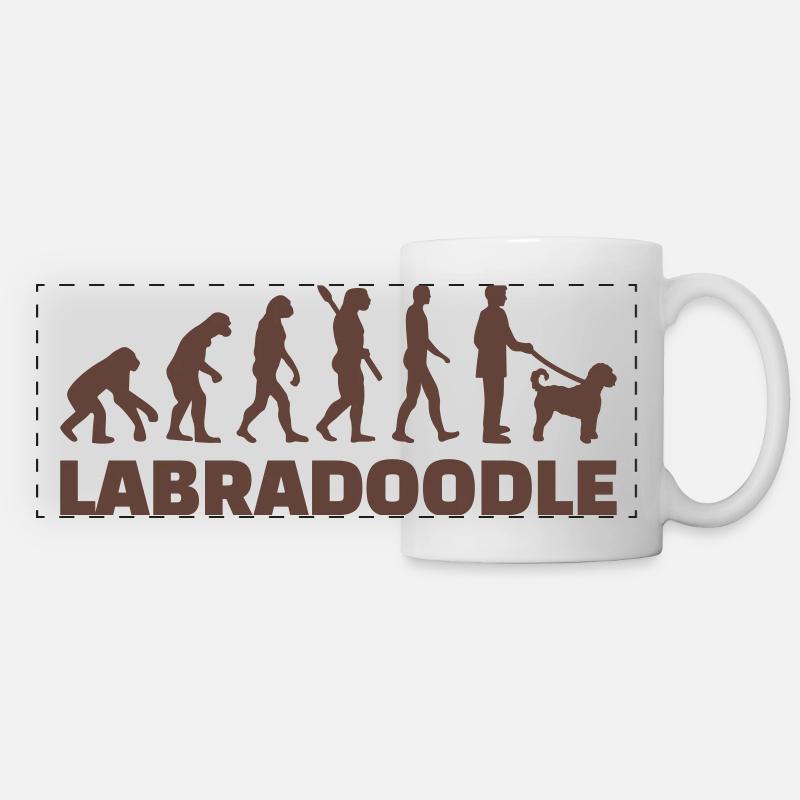 Labradoodle - Panoramatasse - Weiß