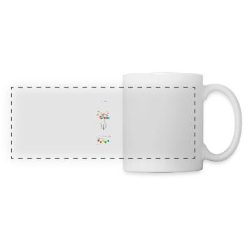 ESPOIR - Ensemble forts - Mug panoramique contrasté et blanc - blanc - Devant