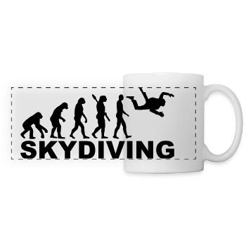 Skydiving - Panoramatasse - Weiß - Vorne