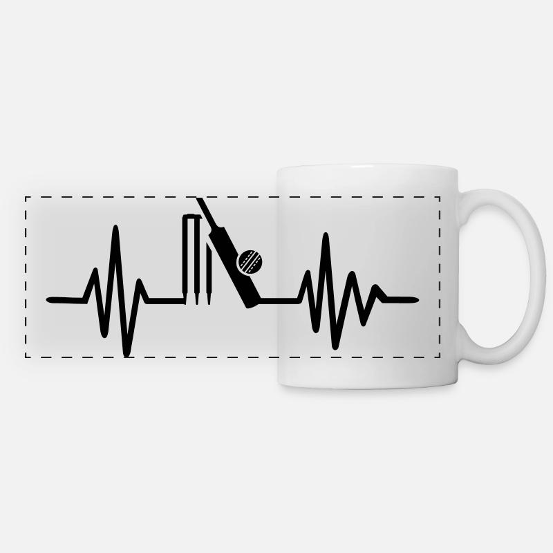 Cricket - Panoramic Mug - white