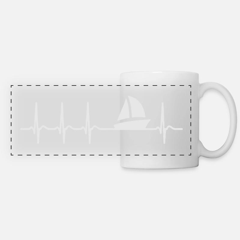 Sailing - Panoramic Mug - white