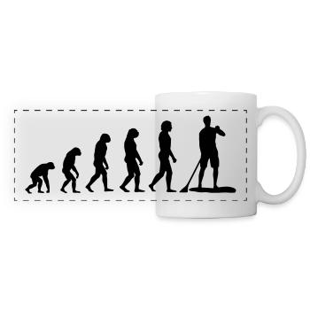 Stand up paddling - Panoramic Mug - white - Front