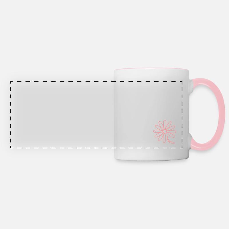 ICN: Flower I - Panoramic Mug - white/pink