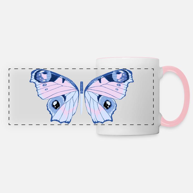 Madama Butterfly: Tantō - Panoramic Mug - white/pink