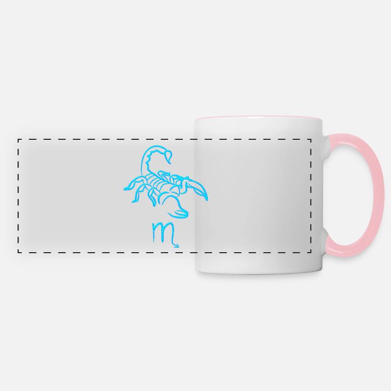 Scorpion - Panoramic Mug - white/pink