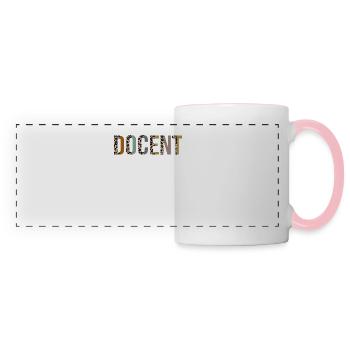 Dozent - Panoramatasse - Weiß/Pink - Vorne
