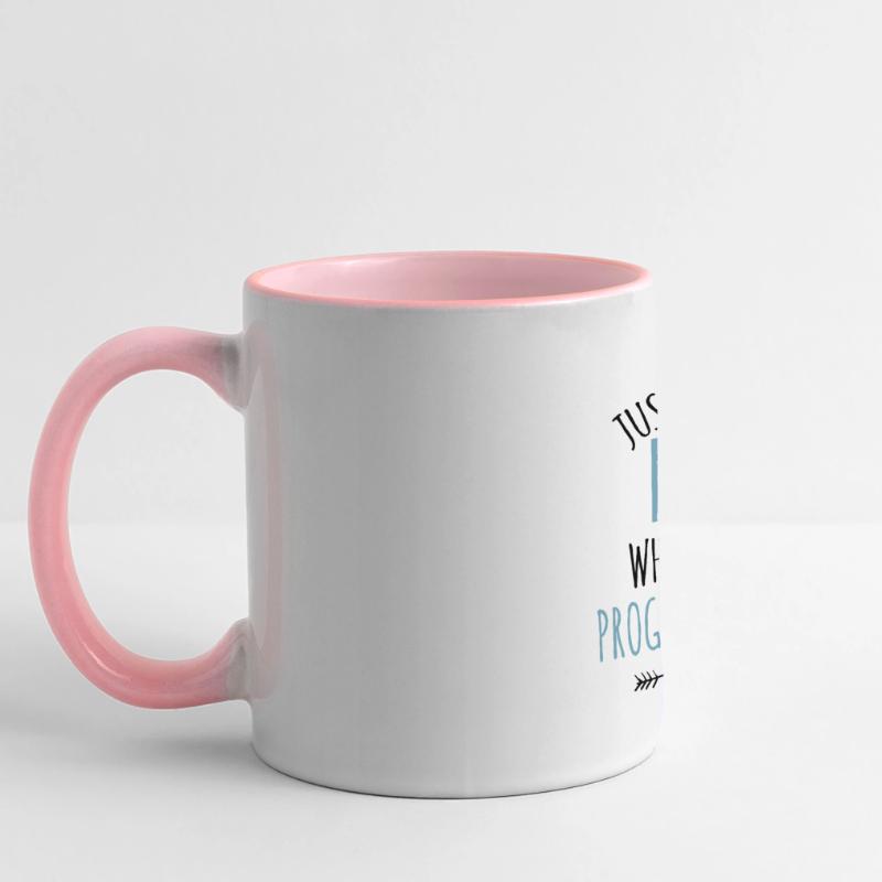 Programmiererin Coding Mädchen Programmieren Panoramatasse